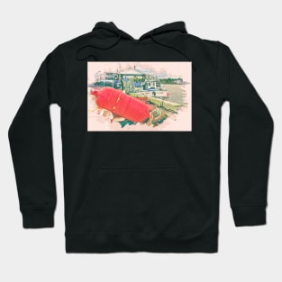 Covehead Harbour Fishing Boat, PEI 3 Hoodie